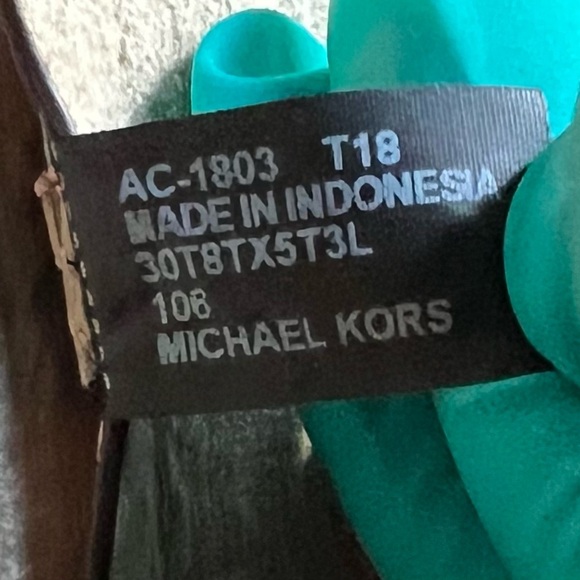 Michael Kors Junie Tote Large Pebbled Leather Bag Butternut Beige Neutral Purse - Picture 10 of 10